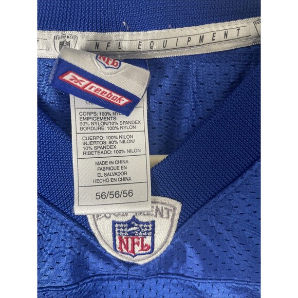 VTG Reebok Authentic Jersey Peyton Manning #18 Colts Mens 56 2XL Blue Sewn NFL - Picture 6 of 10